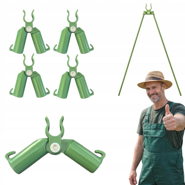 Toppkoppling, justerbar för 11 mm poler, 4-pack