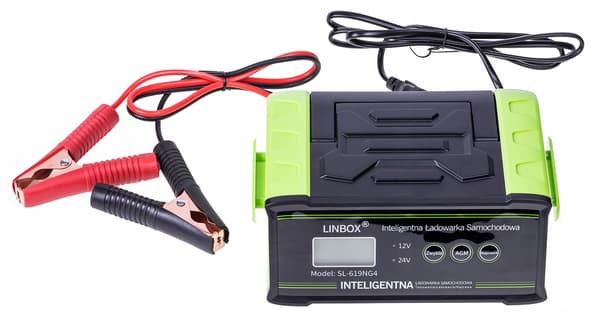 Bilbatterioplader 24V 12V 30A AGM START-STOP