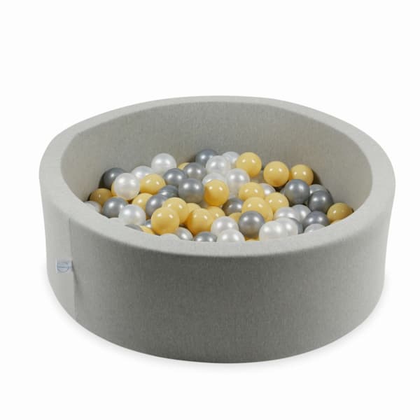 Legetøjskugler ø7cm 200 stk perle, sølv, beige