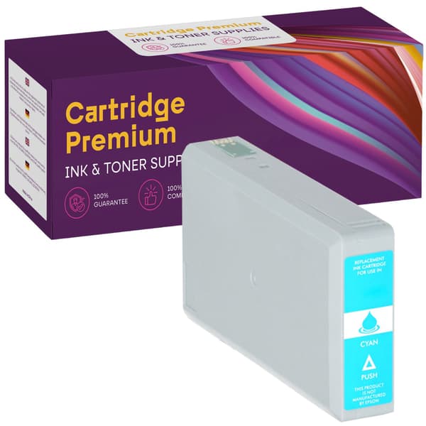 Blæk til Epson GP-E7902C cyan - kompatibel blæk