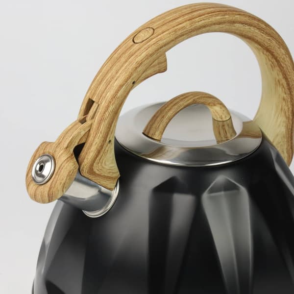 Albert elkedel i rustfrit stål, sort, 3L, Hausmann