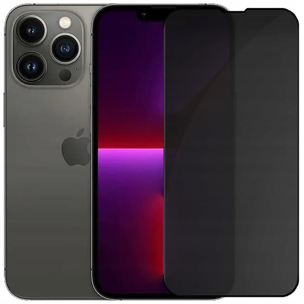 3x Anti-Spy Härdat Glas För iPhone 13 PRO MAX/14 PLUS AntiSpy