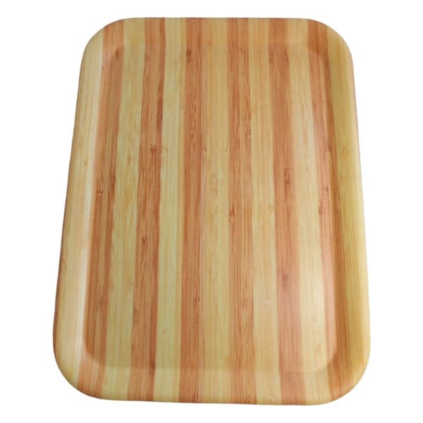 Bambu-brickunderlägg stor 39,5x28,4 ränder