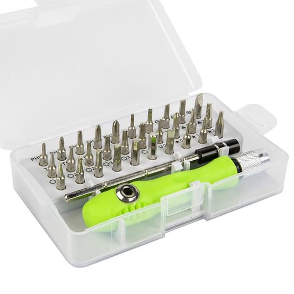 32-delars precisionsmagnetisk bitsskruvmejselsats