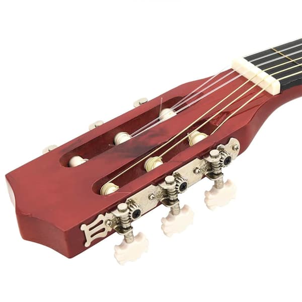 vidaXL Klassisk gitarr för nybörjare, 3/4, 36", med fodral