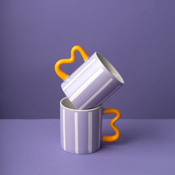 Jazz Lines 450 ml lilla krus