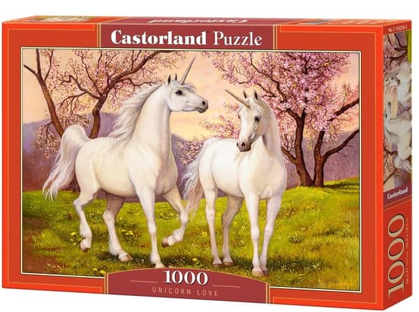 Pussel 1000 Enhörningskärlek CASTOR