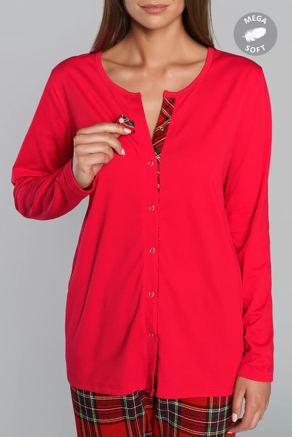 Zorza dampyjamas långärmad, långbyxor M