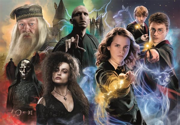 104-bitars pussel. Superfärg. Harry Potter