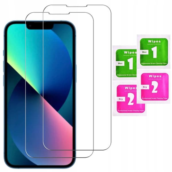 2x 9H HÄRDAT GLAS för IPHONE 13 MINI | GLAS | 2-pack