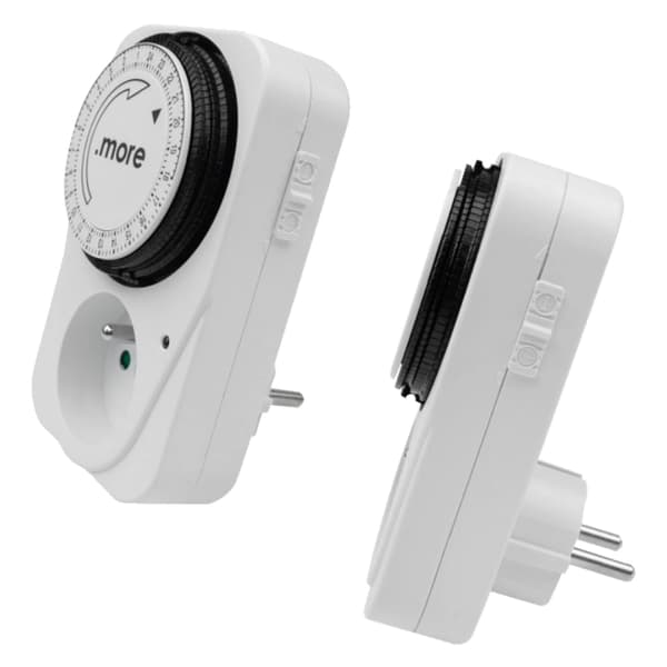 24-timmars mekanisk analog timer för uttag