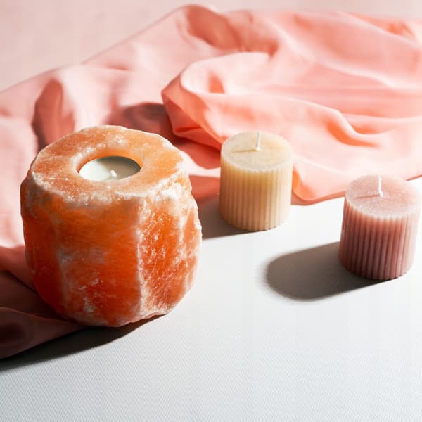 Luonnollinen suolakynttilänjalka