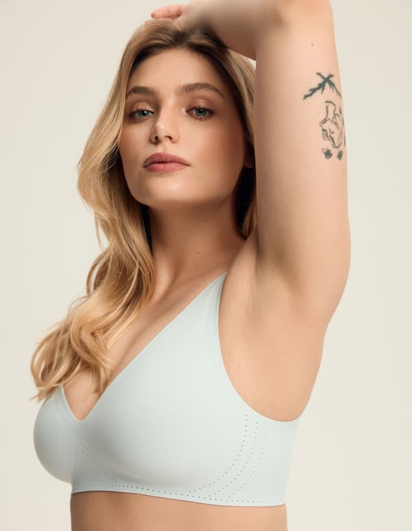Sleeky Esotiq Push-Up Bh | Lyseblå L