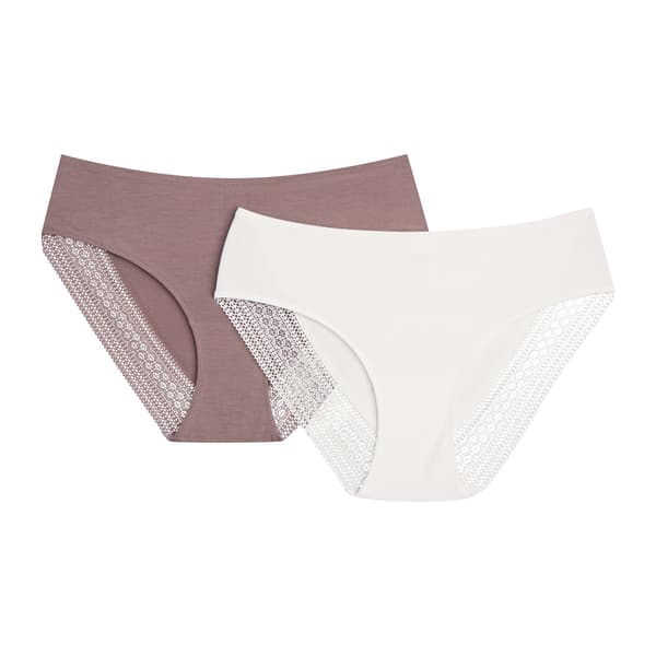 Parija 2-pack Esotiq trosor | brun, cremefärgad L