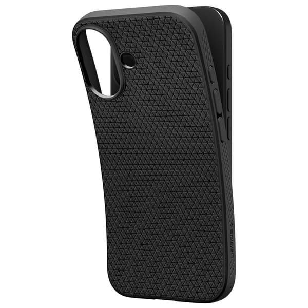 Spigen Liquid Air -kotelo iPhone 17:lle, musta