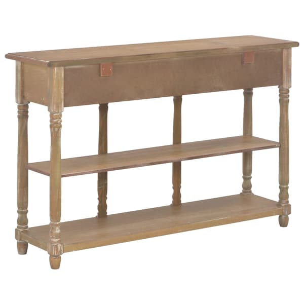 vidaXL konsolbord, 110x30x76 cm, træbaseret materiale