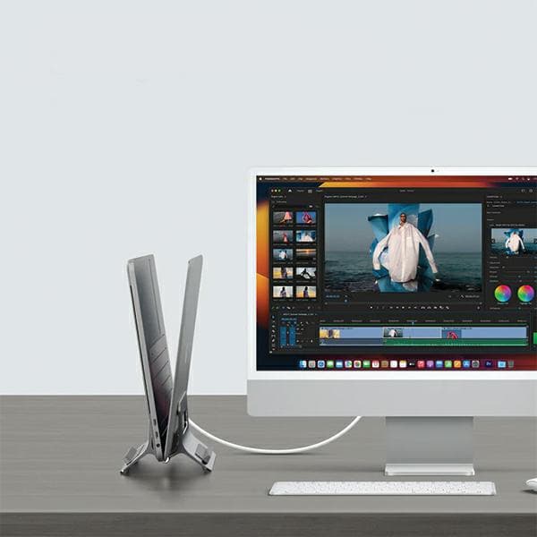 Gravitationsstyrt MacBook-stativ SODI SMS-300 silver