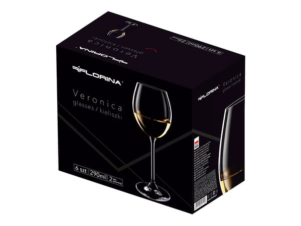 Hvidvinsglas Veronica 290ml 6 stk. - Kro