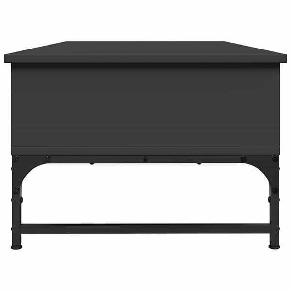 vidaXL sofabord, sort, 100x50x35 cm, træbaseret materiale