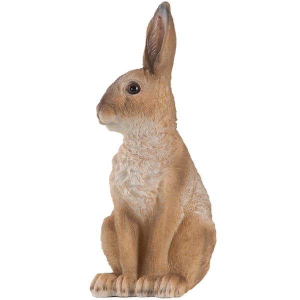 Havefigur af en siddende hare