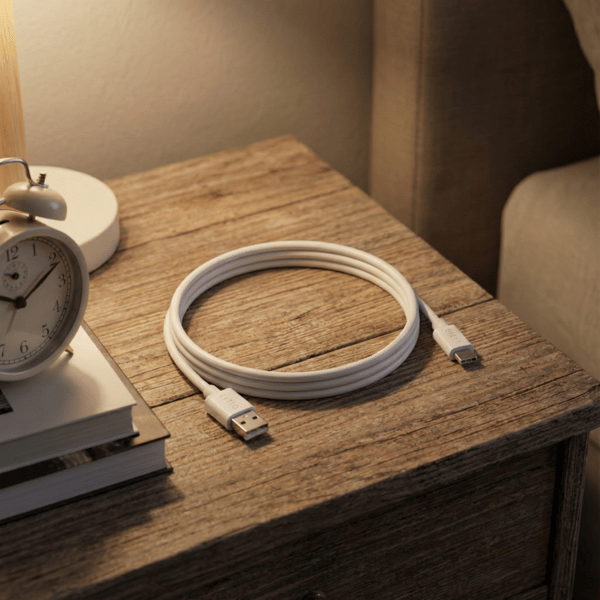 USB-kabel 50 cm hvid