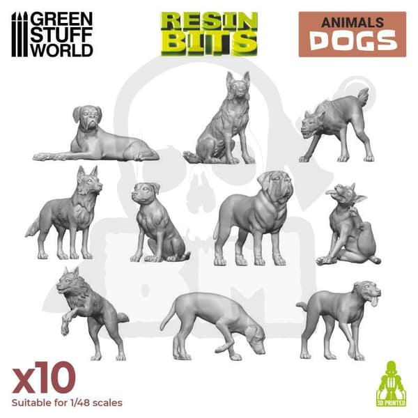 GSTU517919 3D-printede hunde