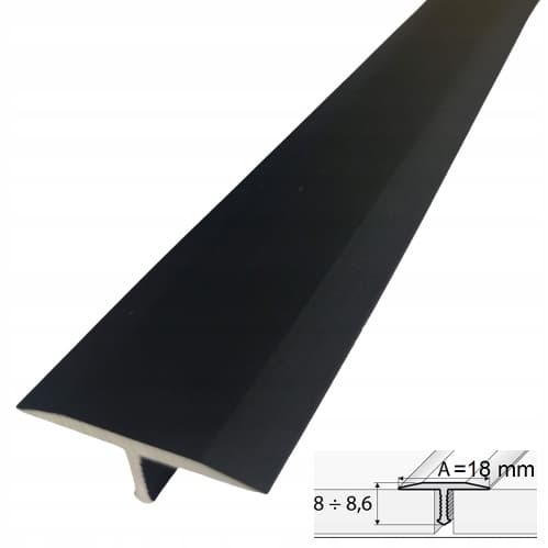 A55-anodiliuska musta 100 cm