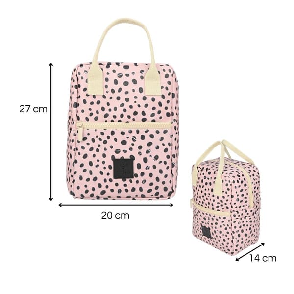 7L Leopardgrön matväska