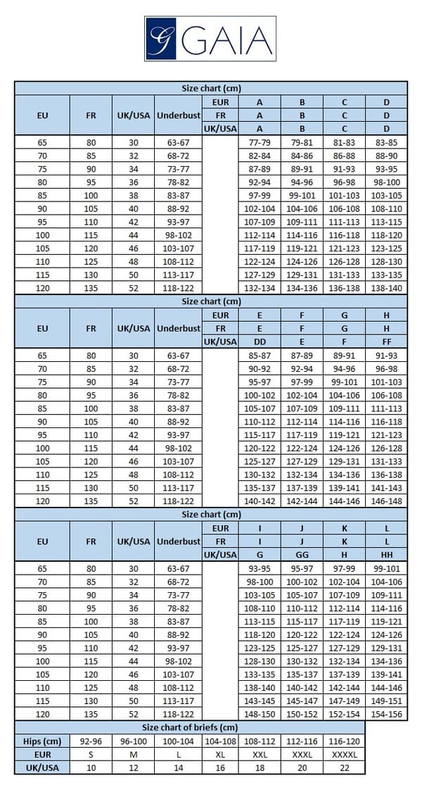 Gaia 874m Samira maxi sort 105e blød bh