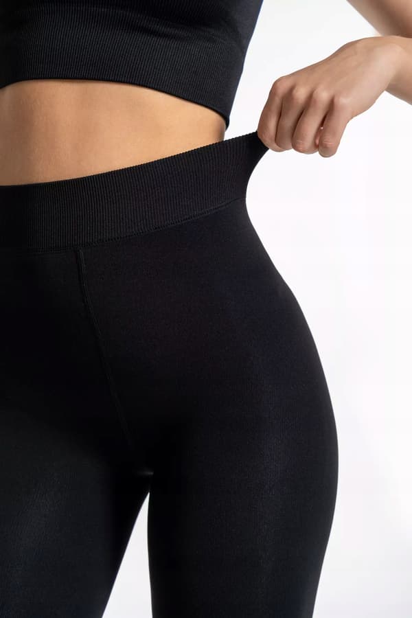 Moraj damefitnessleggings sort polyester S/M klassisk