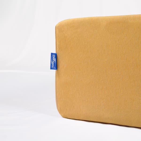 Dra-på-lakan 200x220 elastisk JERSEY 100% BOMULL mörkgul