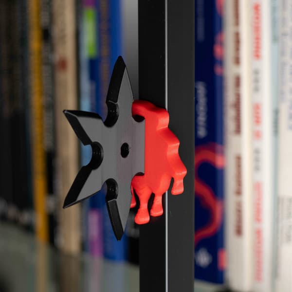Shuriken Ninja Star 3D Køleskabsmagnet