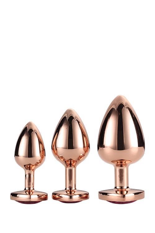 GLEAMING LOVE ROSE GOLD PROP SÆT