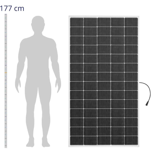 Solcellepanel til balkon 300 W - sæt