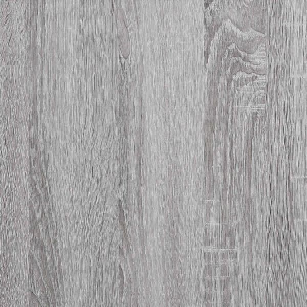 vidaXL kommode, grå Sonoma-eg, 60x35x70 cm, træbaseret materiale