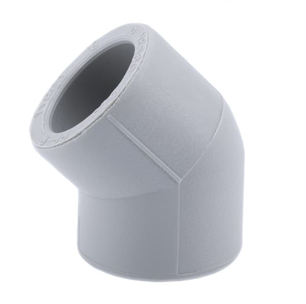 PP-albue 45 grader 50 mm