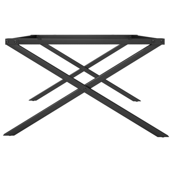 vidaXL X-formade soffbordsben 80x70x43 cm