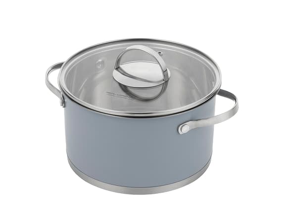 PEPE GRYDE I RUSTFRIT STÅL 18 CM 2,3L Z/P