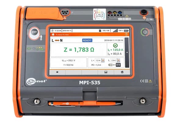 SONEL MPI-535 elinstallationsparametermätare med PE6-program