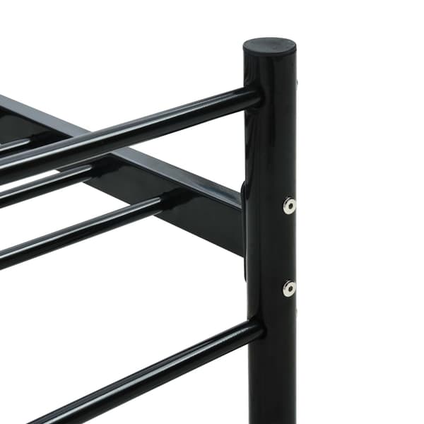 vidaXL sengestel sort metal 100 x 200 cm