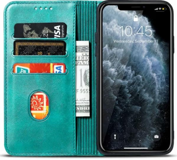 Marv Plånboksfodral för Galaxy A15, Grön