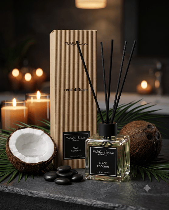 Sort kokosnød aromadiffuser