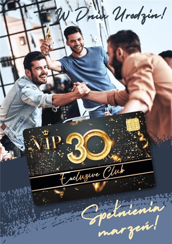 Fødselsdagskort 30 Gave-M