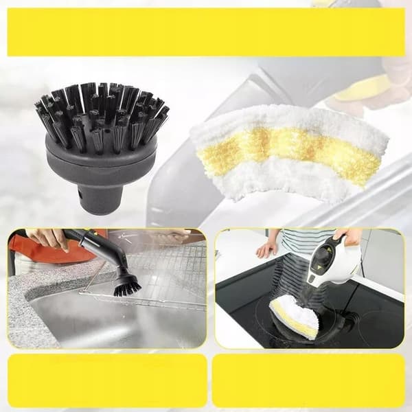 Borstset för Kärcher EasyFix SC1 SC2 SC3 SC4 SC5 Mikrofiber