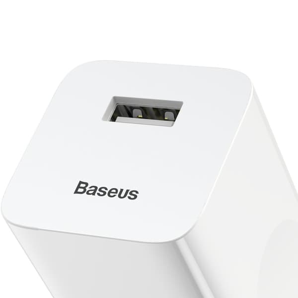Vægoplader strømforsyning til USB Quick Charge 3.0 kabel hvid