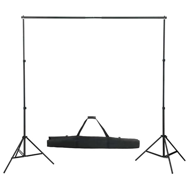 vidaXL Studiokit med softbox, bakgrund och reflektorer