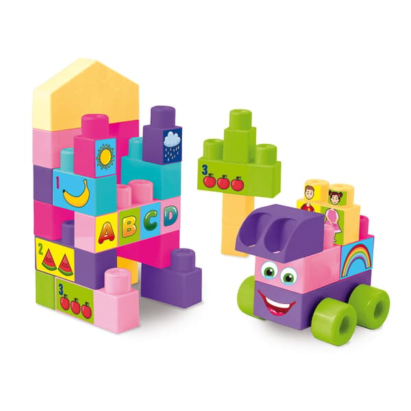 Big Blocks 26-delte lyserøde byggeklodser 41590