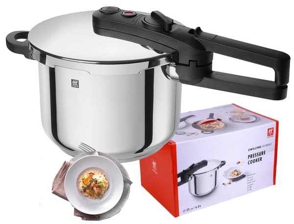 ZWILLING TRYCKKOKARE 6L SILVER
