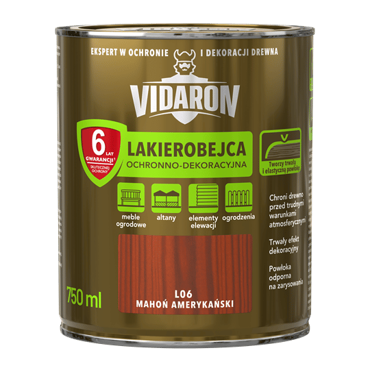 Vidaron amerikansk mahognibejdse 750ml