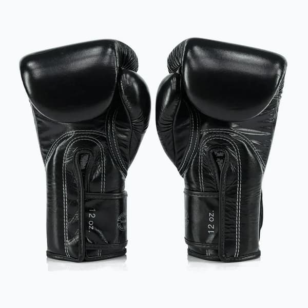 Fairtex Glory Kickboxing Konkurrence Træningsboksehandsker Sort/Sølv 16OZ